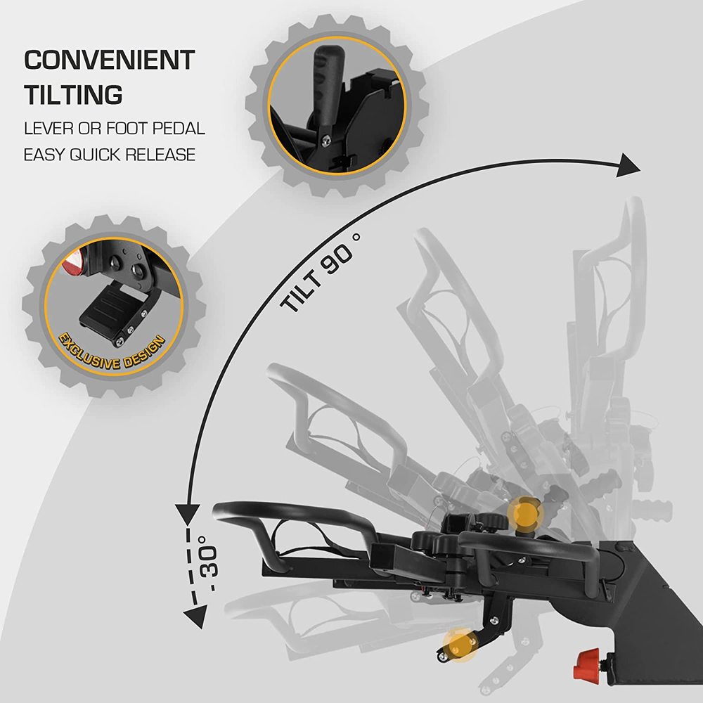 Rugged Dual Ebike Carrying Rack Hitch