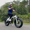 Defiant PRO Fat Tire Folding Electric Bike - White