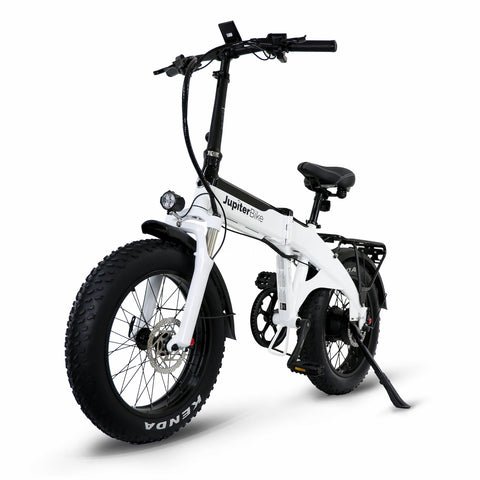 Defiant PRO Fat Tire Folding Electric Bike - White