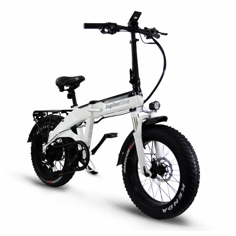 Defiant PRO Fat Tire Folding Electric Bike - White