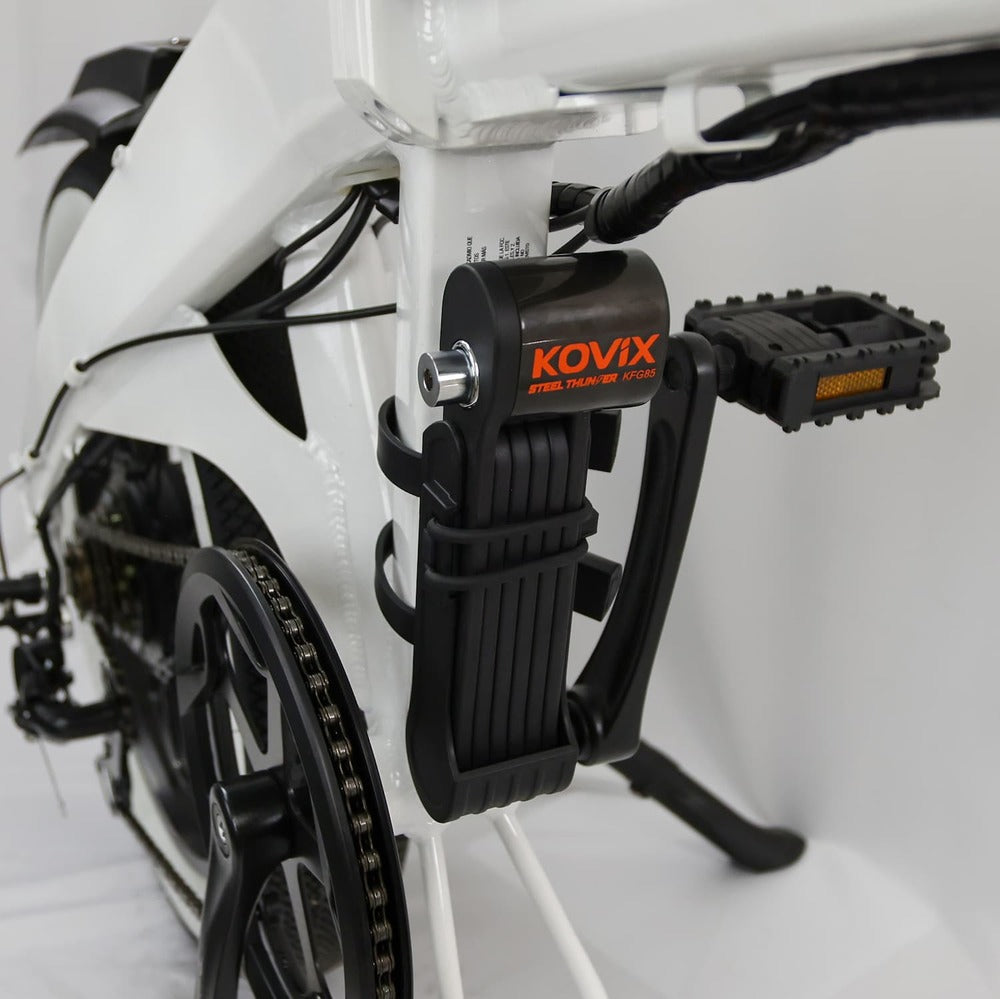 Kovix Steel Folding Bicycle Lock With Alarm